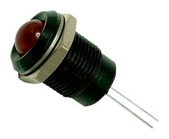 19211003 - LED Panel Mount Indicator, Black Chrome Bezel, Red, 1.85 VDC, 14 mm, 20 mA, 65 mcd, Not Rated - CML INNOVATIVE TECHNOLOGIES