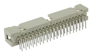 09 18 534 6323 - Pin Header, Right Angle, Wire-to-Board, 2.54 mm, 2 Rows, 34 Contacts, Through Hole Right Angle - HARTING