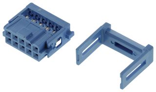 1658526-5 - IDC Connector, IDC Receptacle, Female, 2.54 mm, 2 Row, 10 Contacts, Cable Mount - AMP - TE CONNECTIVITY