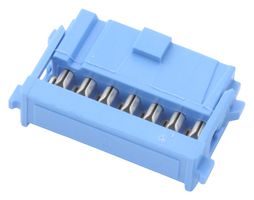 1658526-8 - IDC Connector, IDC Receptacle, Female, 2.54 mm, 2 Row, 14 Contacts, Cable Mount - AMP - TE CONNECTIVITY