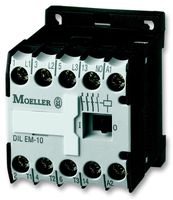 DILEM-10(230V50HZ,240V60HZ) - Contactor, 9 A, DIN Rail, Panel, 400 V, 3PST-NO, 3 Pole, 4 kW - EATON MOELLER