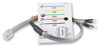 AC162069 - Breadboard Cable, Connect ICD 2 to Breadboard Tie-Points, RJ11 Plug to Free / Stripped Ends - MICROCHIP