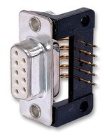 FDEB-9S1AENT2/1-LF - D Sub Connector, Right Angle, Filtered, Receptacle, Cinch - FD, 9 Contacts, DE, Solder - CINCH CONNECTIVITY SOLUTIONS