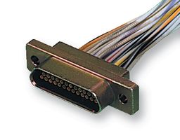 DCCM-9P6E518.0B-LF - Micro D Cable Assembly, Micro-D Plug to Free End, 9 Ways, 18 ", 457 mm, Dura-Con DCCM - CINCH CONNECTIVITY SOLUTIONS