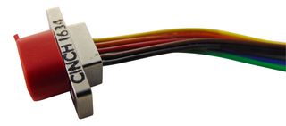 DCCM-9S6E518.0B-N - Micro D Cable Assembly, D-Sub Receptacle to Free End, 1.4 ft, 450 mm, Dura-Con DCCM - CINCH CONNECTIVITY SOLUTIONS