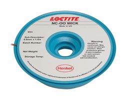NC-OO WICK 0.89MM X 1.5M - Desoldering Braid, No-Clean, Antistatic, Flux Coated Copper, 0.8mm x 1.5 m - MULTICORE / LOCTITE