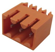 SL 3.5/3/180G - Terminal Block, Plug, 3.5 mm, 3 Ways, 10 A, 300 V, Through Hole Vertical - WEIDMULLER