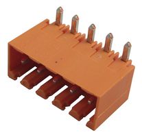 SL 3.5/5/90G - Pin Header, Side Entry, Wire-to-Board, 3.5 mm, 1 Rows, 5 Contacts, Through Hole, SL 3.5 - WEIDMULLER