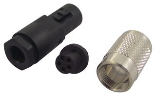 99 0414 00 05 - Circular Connector, 712 Series, Cable Mount Receptacle, 5 Contacts, Solder Socket - BINDER