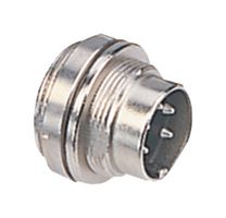 09 0323 00 06 - Circular Connector, 680 Series, Panel Mount Plug, 6 Contacts, Solder Pin, Brass Body - BINDER