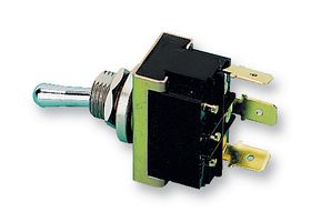 AWTP1504 - Toggle Switch, On-Off-On, DPDT, Non Illuminated, A, Panel Mount, 20 A - TE CONNECTIVITY