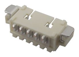 53261-0571 - Pin Header, Right Angle, Signal, 1.25 mm, 1 Rows, 5 Contacts, Surface Mount Right Angle - MOLEX