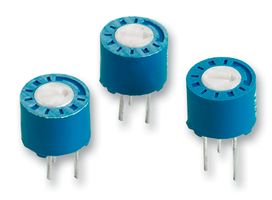 T7YA105MB40 - Trimpot, Single Turn, Cermet, Top Adjust, 1 Mohm, Through Hole, 1 Turns - VISHAY