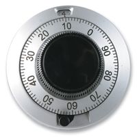 21PA11B10 - Counting Dial, 11 Turns, 6.35 mm, Aluminium, Acrylonitrile Butadiene Styrene (ABS) - VISHAY