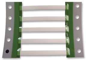TMS-SCE-3/32-2.0-9 - Wire Marker, TMS SCE Thin Wall, Heat Shrinkable Sleeve, PO (Polyolefin), White, 2.36mm x 50mm - RAYCHEM - TE CONNECTIVITY