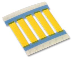 TMS-SCE-1/4-2.0-4 - Wire Marker, TMS SCE Thin Wall, Heat Shrinkable Sleeve, PO (Polyolefin), Yellow, 6.35mm x 50mm - RAYCHEM - TE CONNECTIVITY