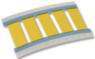 TMS-SCE-3/8-2.0-4 - Wire Marker, TMS SCE Thin Wall, Heat Shrinkable Sleeve, PO (Polyolefin), Yellow, 9.53mm x 50mm - RAYCHEM - TE CONNECTIVITY