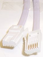 31005R - Telephone Modular Cable, BT631A Plug to BT631A Plug, 9.8 ft, White - PRO SIGNAL