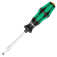 007672 - Screwdriver, Slotted, Hexagon, 90 mm Blade, 4.5 mm Tip, 188 mm Overall - WERA