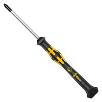030111 - Phillips Screwdriver, Precision, #0 Tip, 60 mm Blade Length, 157 mm Overall Length - WERA