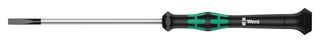 118003 - Screwdriver, Slotted, Precision, 60 mm Blade, 1.5 mm Tip, 157 mm Overall - WERA