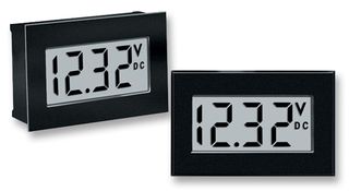 DMS-20LCD-1-5-C - Voltmeter, DMS-20LCD Series, DC Voltage, -2V to +2V, 3.5 Digits, 4.75 V to 5.25 V - MURATA POWER SOLUTIONS