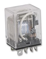 LY2  DC24 - General Purpose Relay, LY Series, Power, Non Latching, DPDT, 24 VDC, 15 A - OMRON INDUSTRIAL AUTOMATION