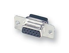 DA15S-A197 - D Sub Connector, Standard, Receptacle, Original D, 15 Contacts, DA, Solder - ITT CANNON