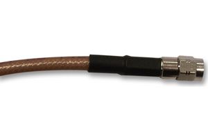 R284C0351053 - RF / Coaxial Cable Assembly, SMA Plug to SMA Plug, RG316, 50 ohm, 19.69 ", 500 mm, Brown - RADIALL