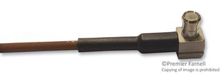 R284C0351066 - RF / Coaxial Cable Assembly, 90° MCX Plug to 90° MCX Plug, RG178, 50 ohm, 9.84 ", 250 mm, Brown - RADIALL