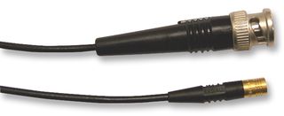 R284C0351028 - RF / Coaxial Cable Assembly, BNC Plug to SMB Plug, RG174, 50 ohm, 3.28 ft, 1 m, Black - RADIALL