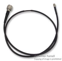 R284C0351048 - RF / Coaxial Cable Assembly, N-Type Plug to SMA Plug, RG223, 50 ohm, 3.28 ft, 1 m, Black - RADIALL