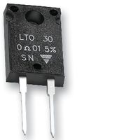 LTO050F22R00FTE3 - Through Hole Resistor, 22 ohm, LTO 50, 50 W, ± 1%, TO-220, 250 V - VISHAY