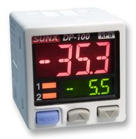 DP-101-E-P - Pressure Sensor, Shock Resistant, -10 to 50°C, 1 bar, Gauge, 24 VDC - PANASONIC