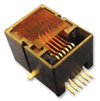 85502-5007 - Modular Connector, Modular Jack, 1 x 1 (Port), 6P6C, Cat3, Surface Mount - MOLEX