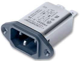 FN9233-10-06 - Filtered IEC Power Entry Module, IEC C14, General Purpose, 10 A, 250 VAC - SCHAFFNER