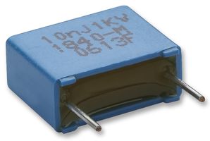 MKP1840310404M - Power Film Capacitor, Metallized PP, Radial Box - 2 Pin, 10000 pF, ± 5%, High Frequency - VISHAY