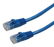 2965-15B - Ethernet Cable, UTP, Patch Lead, Cat5e, RJ45 Plug to RJ45 Plug, Blue, 15 m - VIDEK