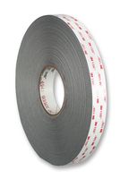 4941 12MM - Foam Tape, Double Sided, Acrylic, Grey, 12 mm x 33 m - 3M
