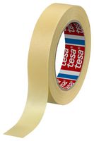 04323-00008-00 - Masking Tape, Crepe Paper, Cream, 25 mm x 50 m - TESA