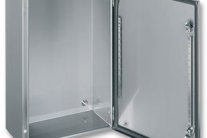 NSYS3X4320 - Metal Enclosure, Wall Mount, Stainless Steel, 400 mm, 300 mm, 200 mm, IP66 - SCHNEIDER ELECTRIC