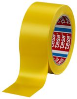 60760-00095-01 - Hazard Warning Tape, Floor Marking, PVC (Polyvinyl Chloride), Yellow, 50 mm x 33 m - TESA