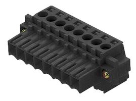 1615810000 - Pluggable Terminal Block, 3.5 mm, 5 Ways, 28AWG to 14AWG, 1.5 mm², Screw, 10 A - WEIDMULLER