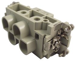 CXF4/0 - Heavy Duty Connector, 4/0+PE Power-Signal, CX, Insert, 4 Contacts, Receptacle, Screw Socket - ILME