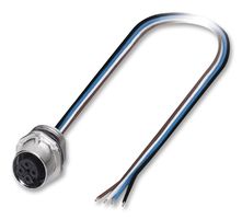 SACC-E-FS-4CON-M16/0,5 SCO - Sensor Cable, Flush, M12 Receptacle, Free End, 4 Positions, 500 mm, 19.6 " - PHOENIX CONTACT