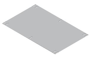 CDICMP004 - Assembly Plate, CDIC Series, Steel, Desktop Instrument Cases - CAMDENBOSS
