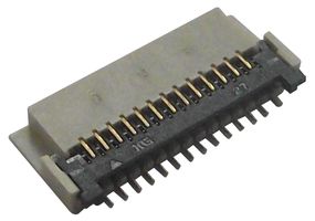 FH23-25S-0.3SHW(05) - FFC / FPC Board Connector, 0.3 mm, 25 Contacts, Receptacle, FH23, Surface Mount, Bottom - HIROSE(HRS)