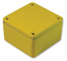 RTM5001/11-YEL - Metal Enclosure, 5000 Series, RFI Shielding, IP54, Small, Aluminium, 31 mm, 50 mm, 50 mm - CAMDENBOSS