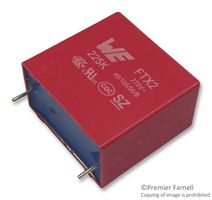 890324027006CS - Safety Capacitor, Metallized PP, Radial Box - 2 Pin, 0.68 µF, ± 10%, X2, Through Hole - WURTH ELEKTRONIK