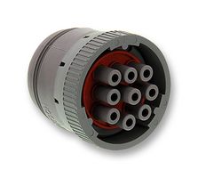 HD16-9-96S - Circular Connector, HD10 Series, Straight Plug, 9 Contacts, Crimp Socket - Contacts Not Supplied - DEUTSCH - TE CONNECTIVITY